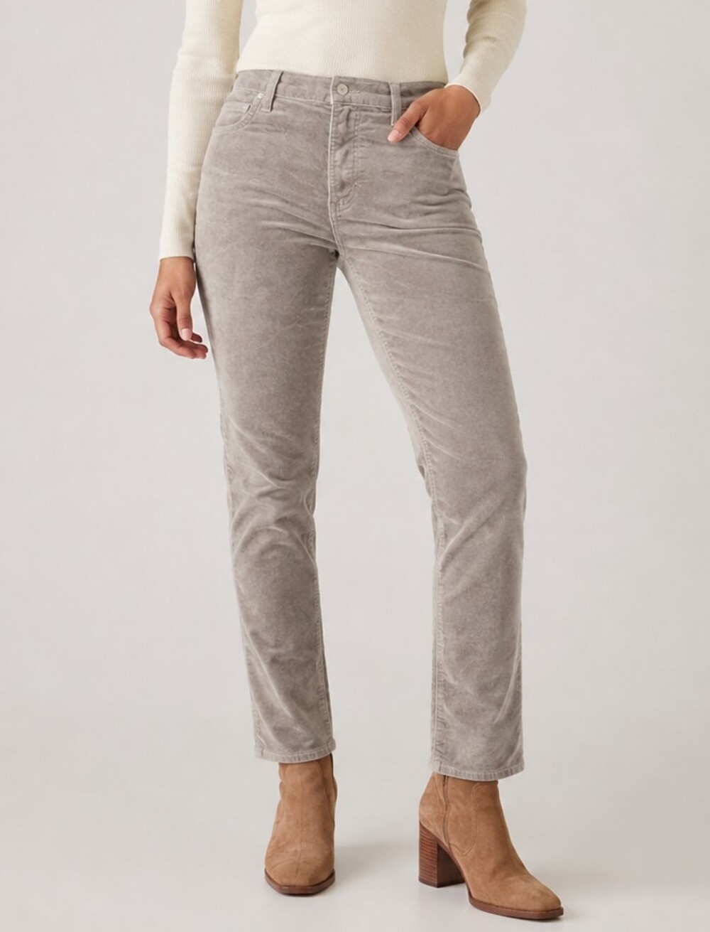 ❤️ GAP HIGH RISE VINTAGE SLIM VELOUR JEANS, 10 (30)